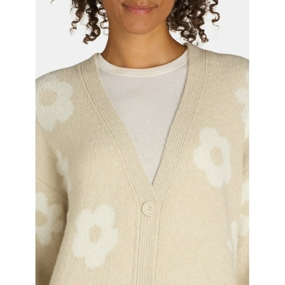 NWOT No Boundaries Conversational Cardigan, Women's Stone Tile XXL - Picture 4 of 5